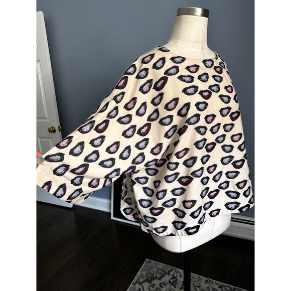 Bells Andy Warhol Marilyn Monroe Lips Pop Art Top M/L - Picture 2 of 7